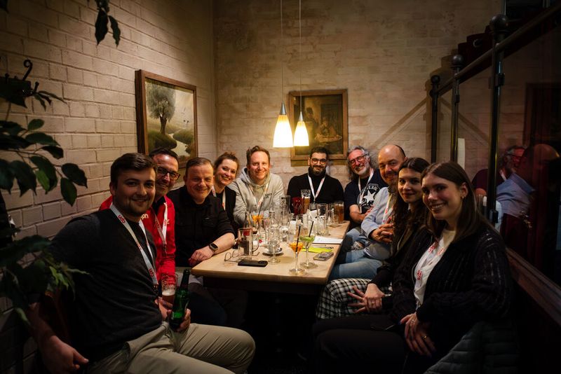 Eine gemütliche Runde aus Targobank, CPN, Byteclub und CMC (Bild: CPN / Niklas Christensen)