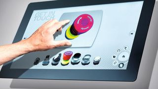 Industrietaugliches, kapaztitives Bediensystem: Rafi hat bei seinen Glasscape die Fingerseparation verbessert und Gesten werden besser erkannt.  ( Rafi)