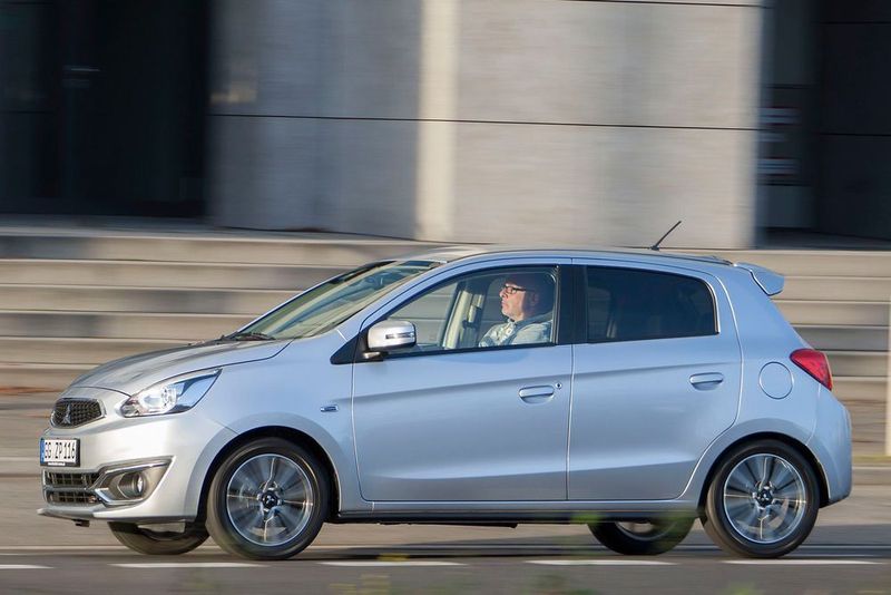 Auf Platz fünf der Top-Gebrauchtwagenmodelle ist der Mitsubishi Space Star. (Mitsubishi)