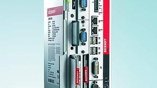 Der Industrie-PC ist ausgelegt für Prozessoren bis Intel-Core-2-Duo und enthält ein Raid-System zur Spiegelung von Festplatten. Bild: Beckhoff (Archiv: Vogel Business Media)