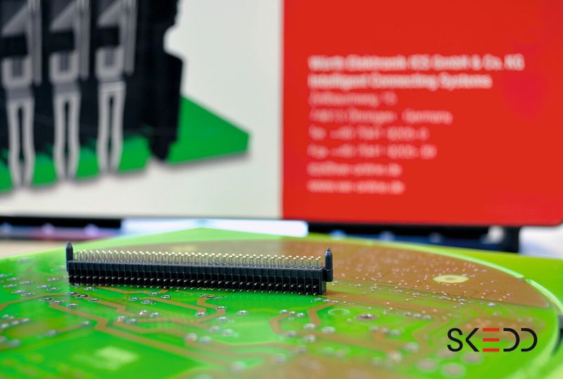 Bild 5: Beispiel für eine Board-to-Board-Verbindung (Bild: Würth)