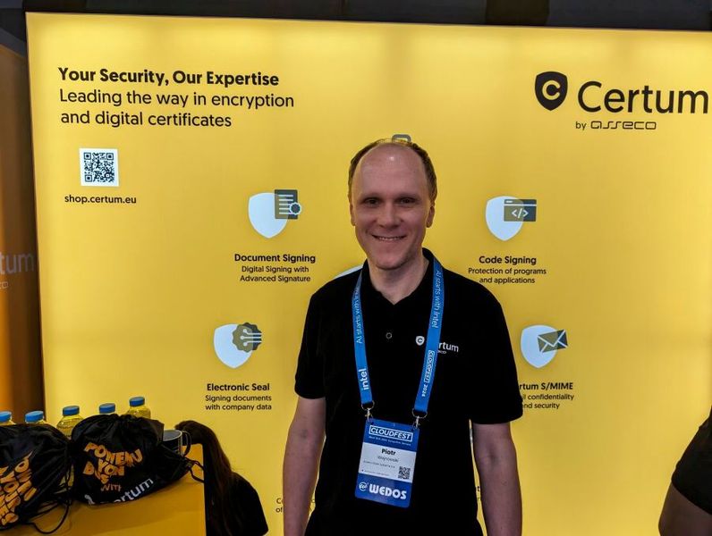 Um Identitätsrisiken in der Cloud zu bewältigen, müssen auch Apps und Updates ihre Echtheit beweisen können. Hierbei hilft Code Signing, wie Certum es vorstellte. (Bild: Oliver Schonschek)