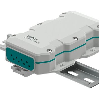 Das LoRaWAN-Gerät IC200-MBUS-LW überträgt Verbrauchsdaten von Energie-, Gas- oder Wasserzählern, die das M-Bus-Protokoll nutzen, über eine Long-Range-Funkverbindung an ein Gateway (Variante für Modbus ebenfalls erhältlich).  (Bild: Akytec)