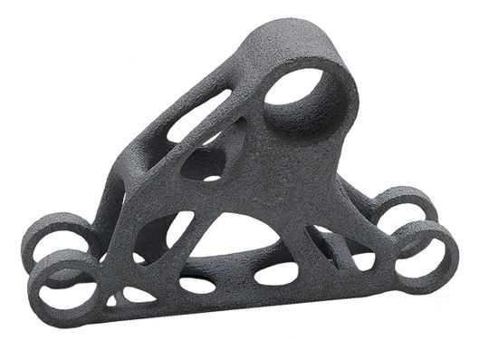 Silicon-infiltrated silicon carbide: Example of complex geometries enabled by additive manufacturing.(Image: KYOCERA Europe GmbH)