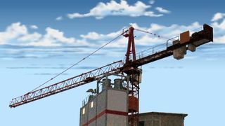 Turmkran, ausgerüstet mit CANopen-Safety- Winkelcodierern für mehrere Messstellen  (Foto: Wirtgen Group / TWK)