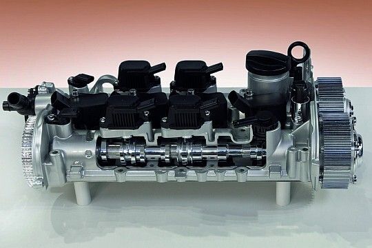 Technisches Highlight ist die Zylinderabschaltung, die auf verschiebbaren, unterschiedlich geformten Nocken basiert. (Foto: VW)