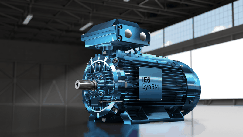 Die IE6-SynRM-Motoren entsprechen der Größe von Standard-Asynchronmotoren und können somit bei Ventilatoren, Pumpen, Kompressoren und anderen Anwendungen ausgetauscht werden.(Bild:  ABB)