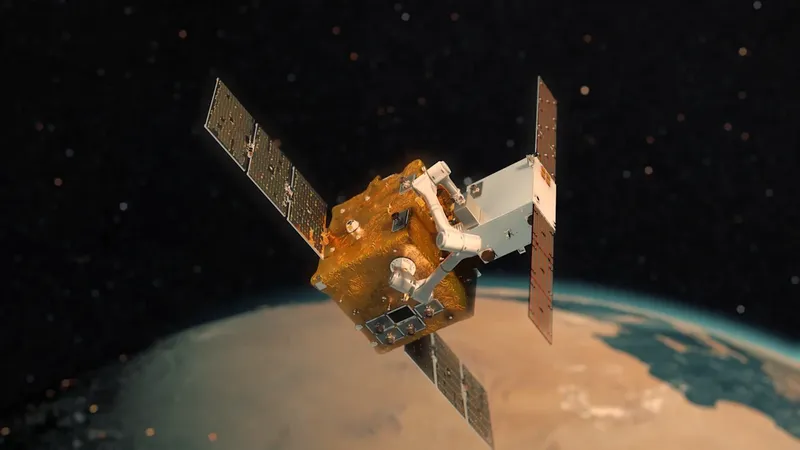 A closeup to IRUS(Picture:  Astroscale)