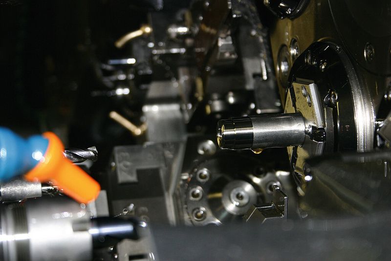 Auf dem CNC-Mehrspindler MS 40 visiert die Leipold Gruppe nach der Testphase Stückzahlen von rund einer halben Million pro Jahr an. (Bild: Leipold-Gruppe)