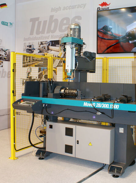 Mit dem  NC-gesteuerten Bohrsystem Moved aus der Schmeide von CTM – Creative Technik Maschinenbau eU – stellt Bomar eine produktive und gleichermaßen hoch präzise Werkzeugmaschine zur Verfügung. (Bild: Bomar)