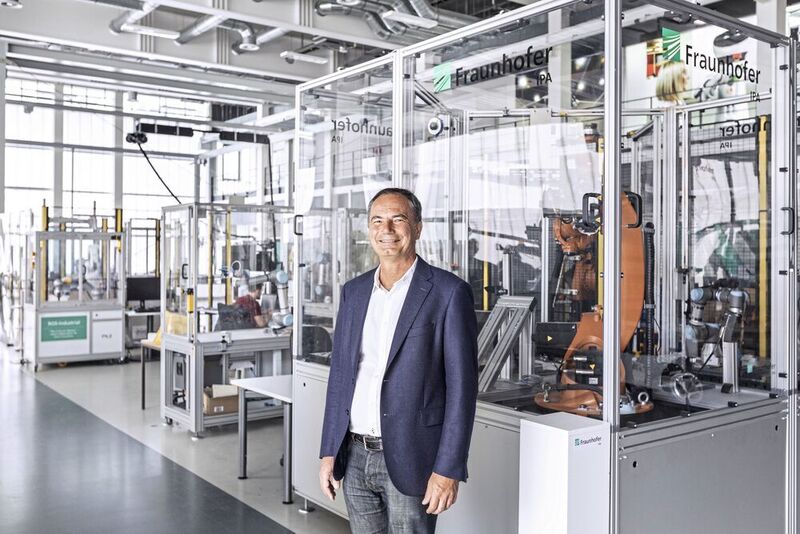Dr.-Ing. Johannes Wößner ist Projektleiter Automatisierungsplanung für das Fraunhofer-IPA. (Fraunhofer-IPA/Rainer Bez)