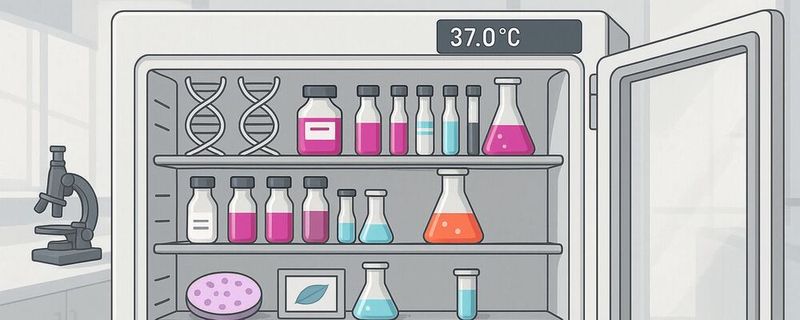 Abb.1: Von Gentherapie über Wirkstoffforschung und Mikrobiologie bis zu Pflanzenzellkulturen: Inkubatoren sind unverzichtbar für zahlreiche Labore (Symbolbild).(Bild:  GPT Image Editor / KI-generiert)