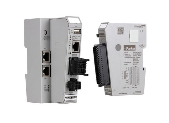 Die neue Reglerbaugruppe PACHC ermöglicht präzise Positions-, Kraft- und Druckregelungen sowie ablösende Regelungen.(Bild:  Parker Hannifin)