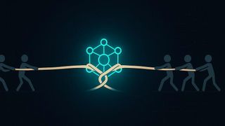 In the competition for powerful AI, there is no winner yet. (Image:Dall-E / AI-generated)