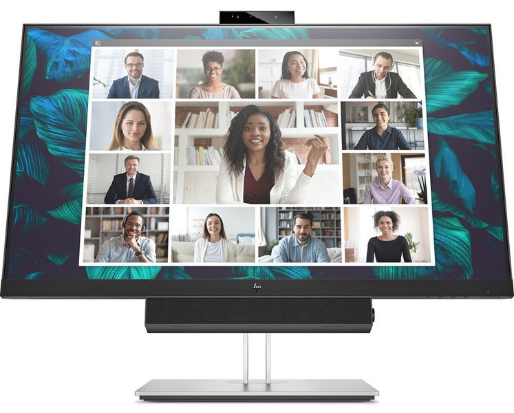 Die Docking-Monitore E24d und E27d G4 sind mit einer einklappbaren Videokonferenz-Kamera ausgerüstet. (HP)