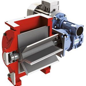 Zellenradschleusen – hier im Bild das Modell RVC – zeichnen sich durch eine hohe Robustheit aus.(Bild:  Wam)