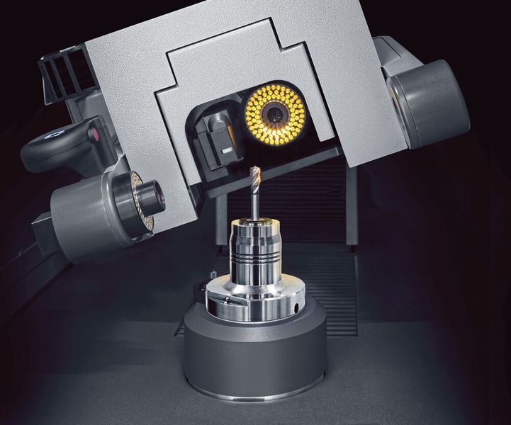 Zoller-Mess- und Prüfmaschine «threadCheck» mit schwenkbarem Optikträger. (Zoller)