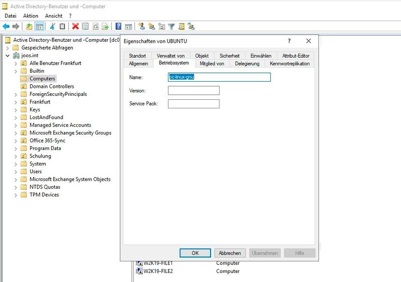 Das Verwaltungstool „Active Directory-Benutzer und -Computer“ ist auch dazu in der Lage, ein Simple AD-Verzeichnis zu verwalten. (Bild: Joos / Amazon Web Services, Inc)