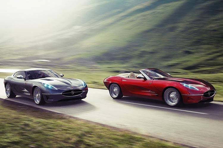 Optisch erinnern die beiden Sportwagen stark an den Jaguar E-Type. (Lyonheart)