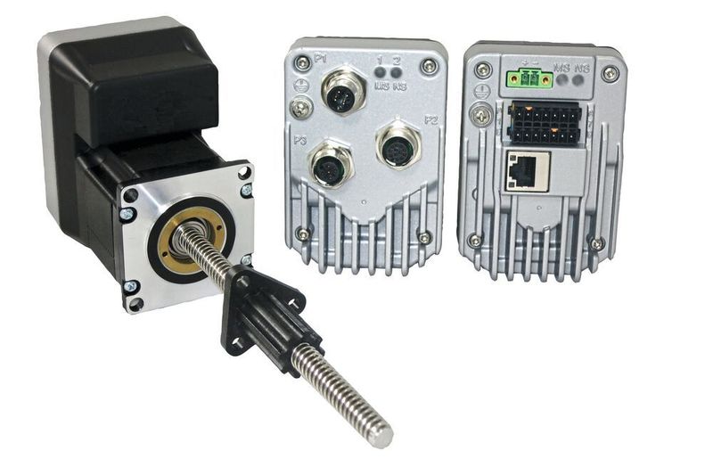 3. Koco Motion präsentiert den erweiterten Leistungsbereich der Lexium MDrive-Schrittmotoren durch integrierte Multiturn-Absolutwertgeber. (Koco Motion)