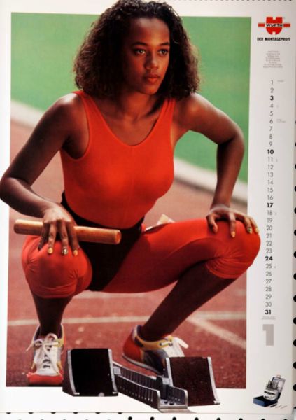 Sportlich ging es im Würth-Kalender 1993 zu. (Bild: Würth)