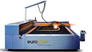 Eurolaser ist ein ISO 9001-zertifizierter Anbieter für modulare CO2-Lasersysteme bis 3,20 Meter Breite und Länge. (Eurolaser)