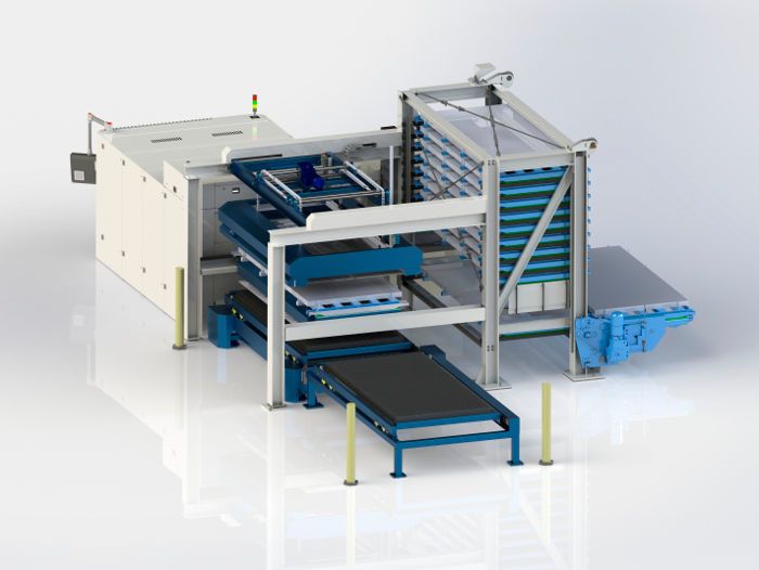 Automated slot for laser cutting Kimla Lasercel. (Kimla)