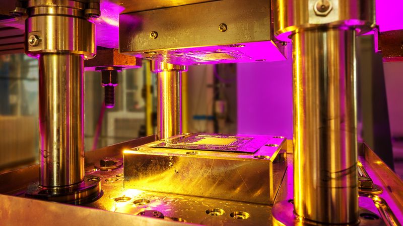 Werkzeug für die passive Hochdruckblechumformung.(Bild:  Fraunhofer IWU, Rico Demuth)