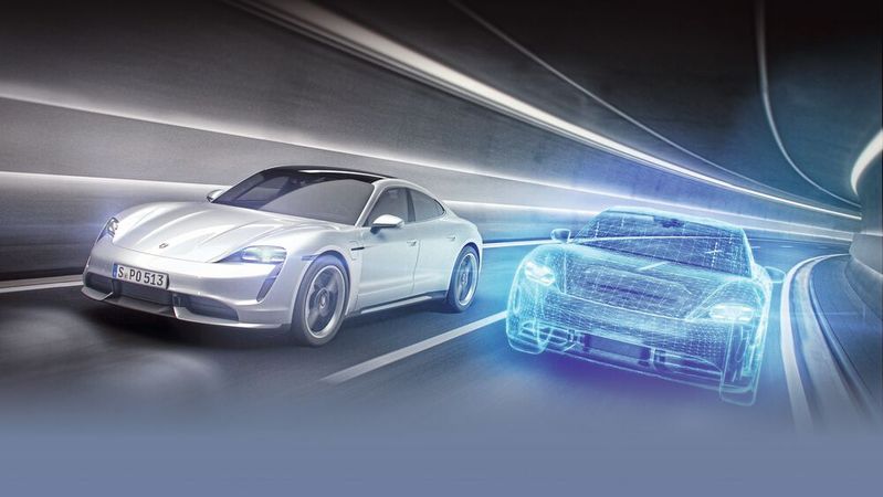 Bei Porsche sollen künftig digitale Zwillinge die Diagnose von Fehlern erleichtern. Bei Porsche sollen künftig digitale Zwillinge die Diagnose von Fehlern erleichtern.