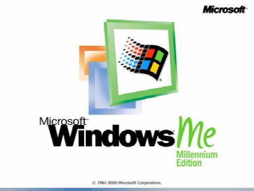 Bootscreen von Windows Me (Bild: Screenshot/Microsoft)