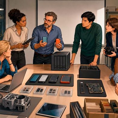 Die Bedeutung der Produktnamen von Speichergeräten sollte für den Käufer schnell erfassbar und eindeutig sein. (Bild: KI-generiert)