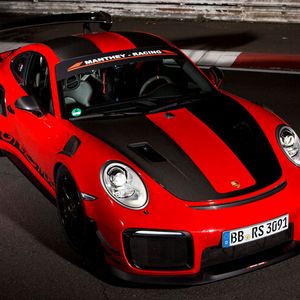 Der Porsche GT2 RS MR ist das schnellste straßenzugelassene Fahrzeug auf der Nordschleife.(Bild:  Gruppe C Photography)