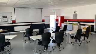 Im neuen Rite-Hite-Schulungs- und Trainingszentrum (im Bild der Schulungsraum) finden Seminare für in der Regel acht Personen statt. (Rite-Hite)