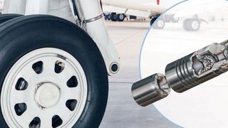 Mithilfe von Wechselventilen wird die Notausfahreinrichtung des Fahrwerks bei Kleinstflugzeugen gesteuert. (© juniart / Fotolia.com, Lee Collage: Bianca Götzelmann)