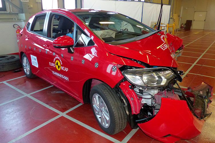 Letztendlich setzte sich der Jazz aufgrund seiner fortschrittlichen Sicherheitssystemen knapp durch. (Foto: Euro-NCAP)