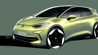 VW gibt einen ersten Eindruck vom überarbeiteten ID 3. (Bild: Volkswagen)