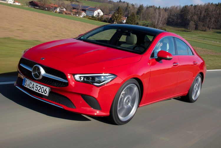Sieger Kategorie Kompaktklasse: Mercedes CLA 180 Coupé; relativer Werterhalt: 57,0 Prozent.  (Mercedes)
