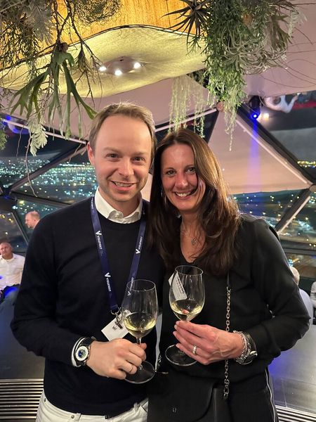 Christoph Hertz (visunext) und Monika Göckede (Kern & Stelly). (Bild: Vogel IT-Medien)