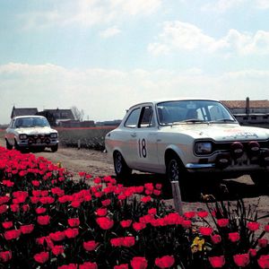 Die erste Generation als Teilnehmer der Clark-Porter Tulip Rallye im Jahr 1968.(Bild:  Ford)