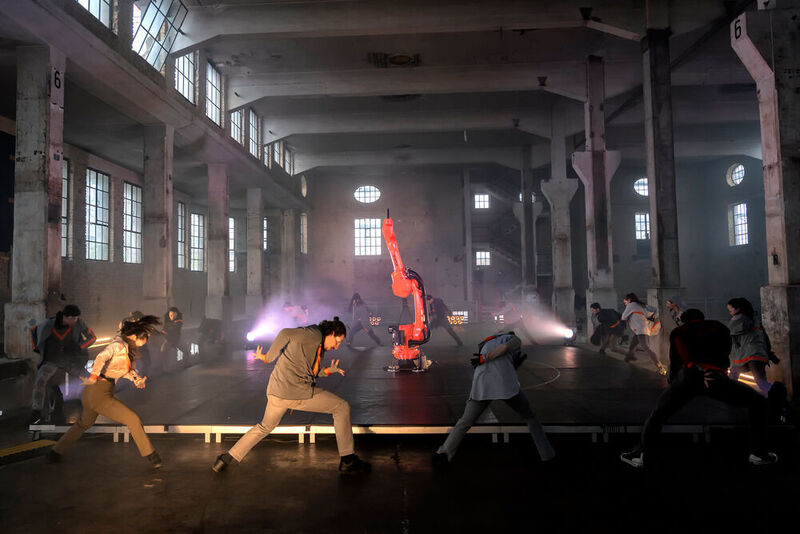 Eindrücke der „kinesphere“-Inszenierung (Jan-Pieter Fuhr)