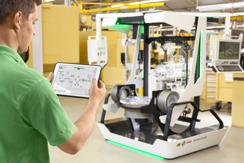 Die Möglichkeiten der Digitalisierung sind nicht auf die Fertigungsmaschine begrenzt...  (Schaeffler)