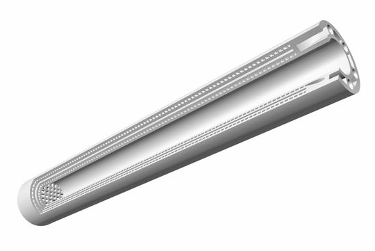 (Der Mikro-Reaktor ermöglicht kontrolliert chemische Reaktionen auf kleinstem Raum und wird in der chemischen Industrie verwendet. Bild: Bosch Advanced Ceramics)