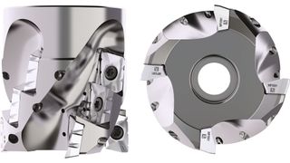 The special geometry of Seco's indexable inserts equipped with chip splitters minimizes vibrations and optimizes chip evacuation. (Image:Seco Tools)