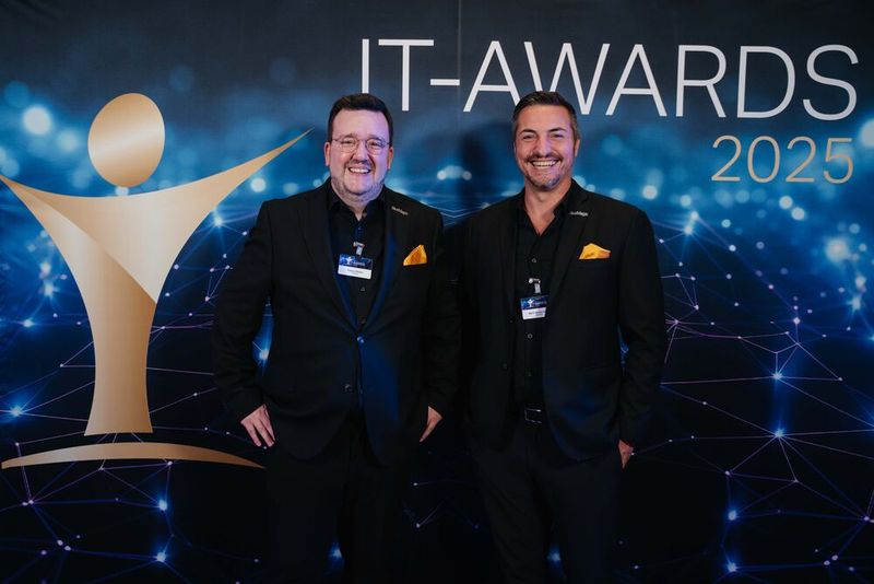 Tobias Pföhler und Mario Nuñez Oñate sind nach der letztjährigen Nominierung von StorMagic in der Storage-Kategorie „Storage-Software und Datenmanagement“ erneut am Start. (Bild: Manuel Emme Fotografie)