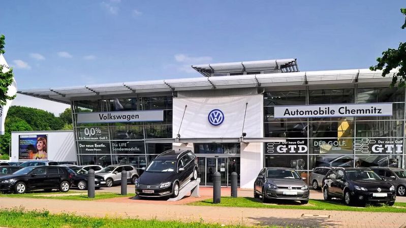 Volkswagen Automobile Chemnitz (im Bild der Betrieb in Chemnitz in der Müllerstraße) steht seit dem 1. Januar unter neuer Führung.(Bild:  Volkswagen Automobile Chemnitz GmbH)