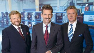 Der Leoni Vorstand: (v.l.) Uwe H. Lamann, Dr. Ing. Klaus Probst und Dieter Bellé (Archiv: Vogel Business Media)