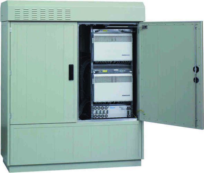 Das MileGate-System im Outdoor-Einsatz; Bild: Keymile (Archiv: Vogel Business Media)