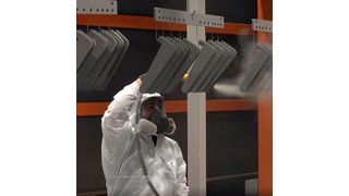 Pulverbeschichten bei Rehm Blechtec. (Rehm Blechtec)