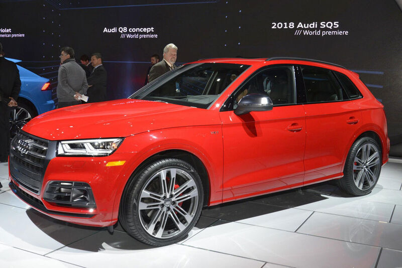 Die deutschen Hersteller haben in Detroit wenige echte Neuheiten dabei. Audi zeigt den SQ5. (Newspress)