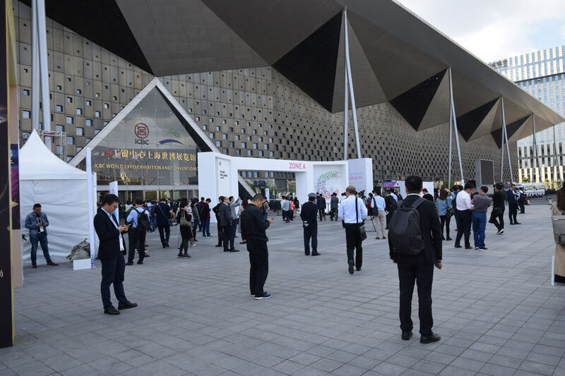 Im großen Kongresszentrum auf dem ehemaligen Gelände der World Expo in Shanghai fand der Huawei-Kongress Connect 2018 statt. (Ludger Schmitz / CC BY 3.0)